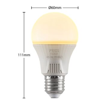 LED žiarovka E27 A60 11 W biela 2 700 K - Image 2