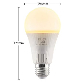 LED žiarovka E27 A60 15 W biela 2 700 K - Image 2