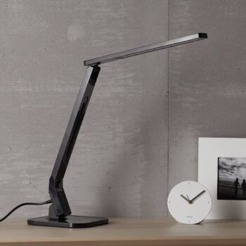Čierna LED lampa na písací stôl Eleni - Image 4