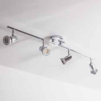 4-plameňové GU10 stropné LED svietidlo Arminius - Image 4