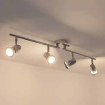 4-plameňové GU10 stropné LED svietidlo Arminius - Image 3