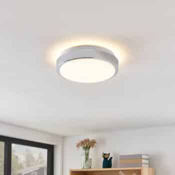 Lindby Camille stropné LED snímač Ø 26 cm chróm - Image 4