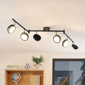 Lindby Alsani – stropné LED svietidlo 6-plameňové
