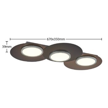Lindby Enavi LED-taklampa, 3 lampor - Image 2
