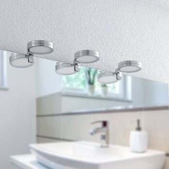 Lindby Skrolla zrkadlové násuvné LED súprava 3 ks