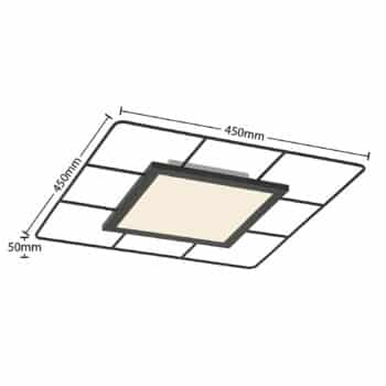 Lindby Khai stropné LED svetlo, Stepdim 45 x 45 cm - Image 2