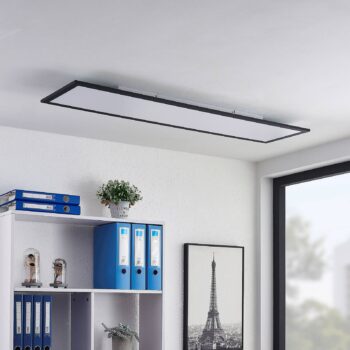 Lindby Nelios stropné LED svetlo 4 000K 120 x 30cm - Image 2