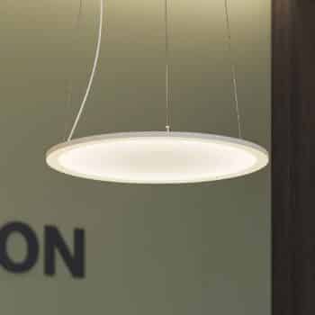Prios Palino závesné LED svietidlo, 50 cm v bielej