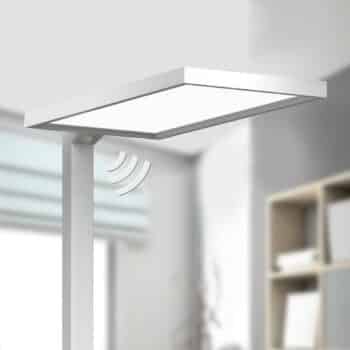 Strieborná stojaca LED lampa Dorean - Image 3