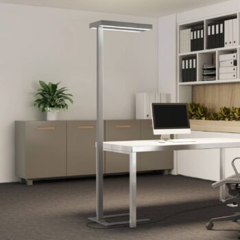 Arcchio Bertram stojaca LED lampa, snímač CCT