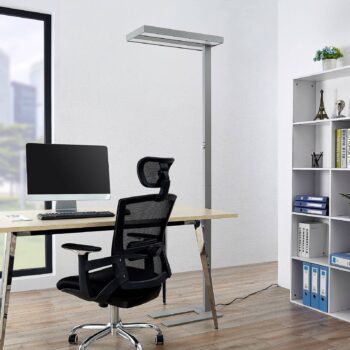 ELC Curina stojaca LED lampa stmievač, striebro - Image 2