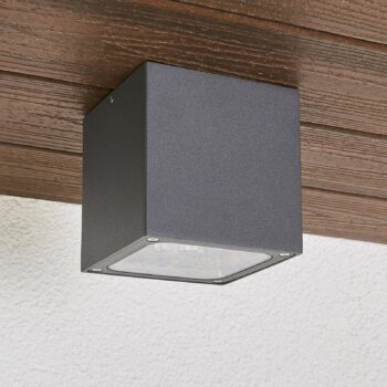 Stropné LED svietidlo Tanea kocka, IP54 - Image 4