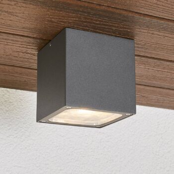 Stropné LED svietidlo Tanea kocka, IP54 - Image 3