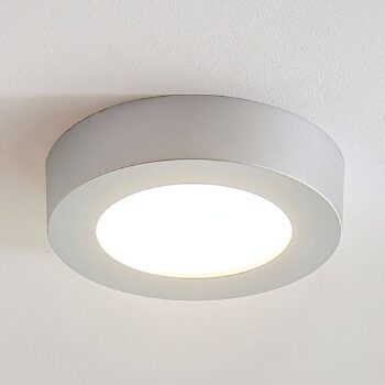Stropné LED Marlo striebro okrúhle 18,2cm - Image 3
