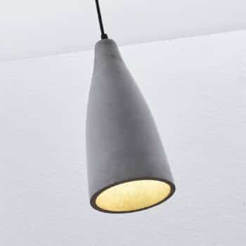 Betónová závesná lampa Sanne priemyselný štýl - Image 3