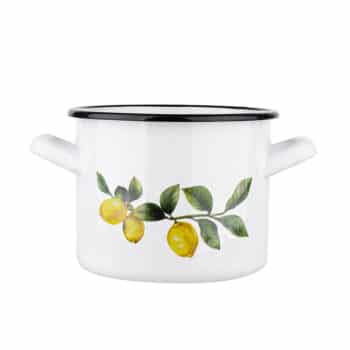 Altom Smaltovaný hrniec Lemon 4,4 l, 20 cm