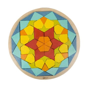 Classic world Mozaika mandala drevená, 68 ks
