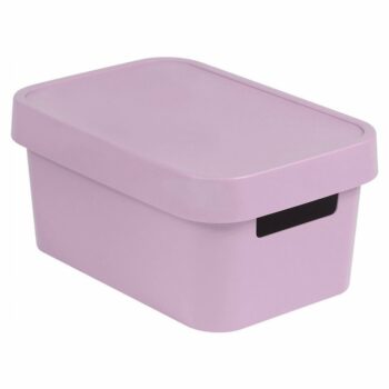 Curver Úložný box INFINITY 4,5l s víkem růžová