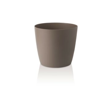 Gardenico Kvetináč Ella Twist 'n' Roll taupe, 30 cm