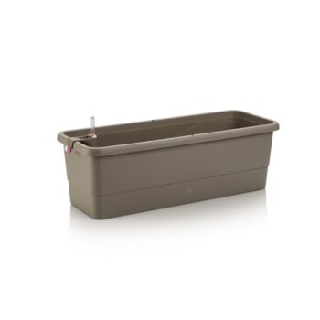 Gardenico Samozavlažovací truhlík Smart Systém Gardenie taupe, 60 x 19 x 22,5 cm