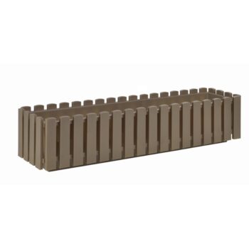 PLASTKON Truhlík FENCY plastový hnedo sivý - 75 x 18,5 cm