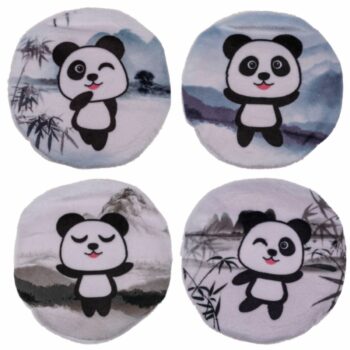 Hrejivý gélový vankúšik s fleecovým obalom Panda