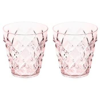 Koziol 2-dielna sada pohárov CRYSTAL, ružová