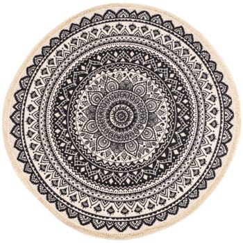 Dakls Kusový koberec Mandala hnedá, 82 cm