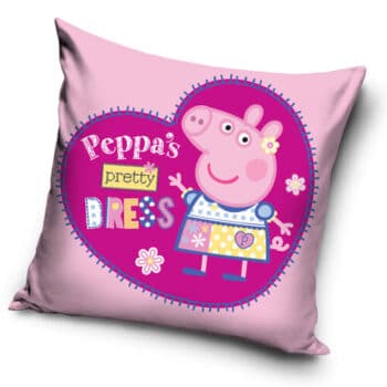 Carbotex Obliečka na vankúšik Prasiatko Peppa Modelka, 40 x 40 cm