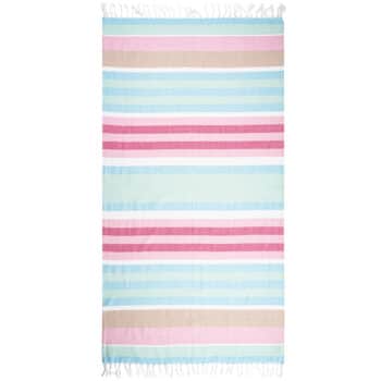 Trade Concept Osuška Fouta so strapcami Stripes pink, 90 ,