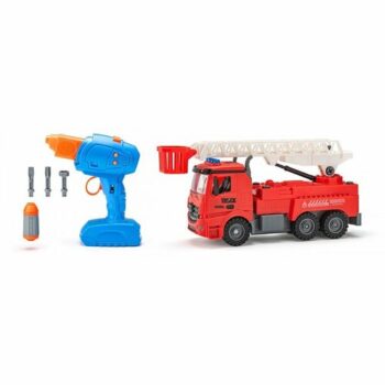 Plastica Stavebnica Auto Hasiči 30 cm s akuskrutkovačom