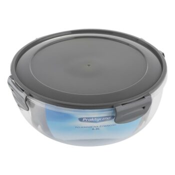 Plastový box s vekom okrúhly, 2,3 l