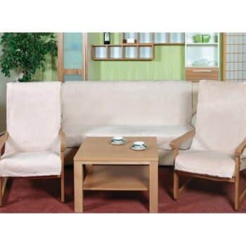 Bellatex Prehozy Korall micro béžová, 150 x 200 cm, 2 ks 65 x 150 cm