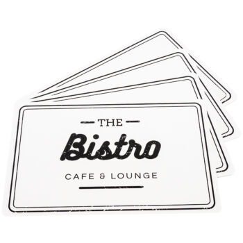 Prestieranie obojstranné Bistro / Vintage, 42 x 29 cm, sada 4 ks