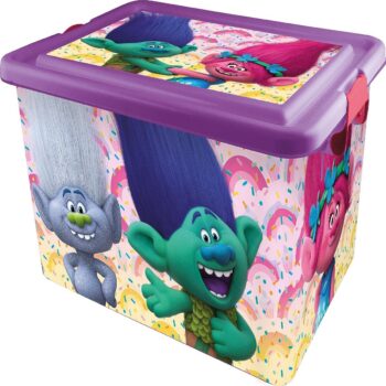 STOR Dekoračný úložný box Trolls, 23 l