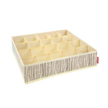 Tescoma Organizér na ponožky a bielizeň FANCY HOME, 40 x 35 x 10 cm, smotanová