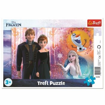 Trefl Puzzle Ľadové kráľovstvo Šťastné spomienky, 15 dielikov