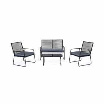 Záhradné sofa set Lesja, 4 ks