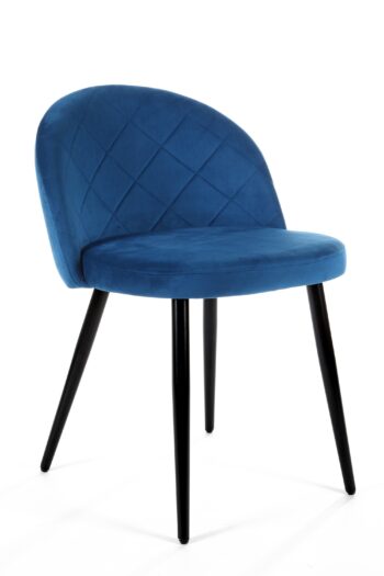 Glamour kreslo LILLY, modré