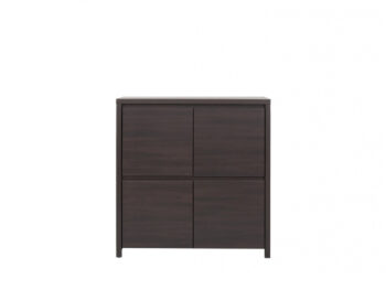 BLACK RED WHITE Kaspian KOM4D komoda wenge