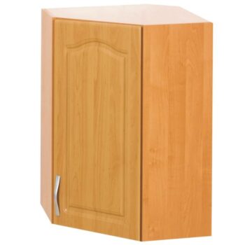 KONDELA Lora MDF New W60/60 P horná rohová kuchynská skrinka jelša