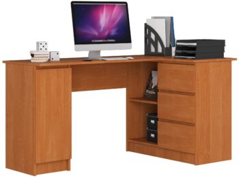 Moderný písací stôl SCYL155P, jelša
