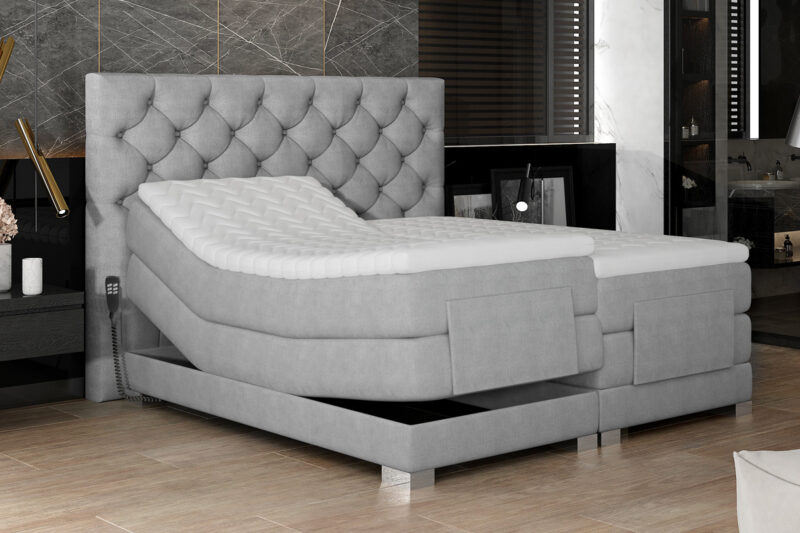 CEDRIK 15 polohovacia posteľ 160x200, Mat Velvet 68 - Image 2