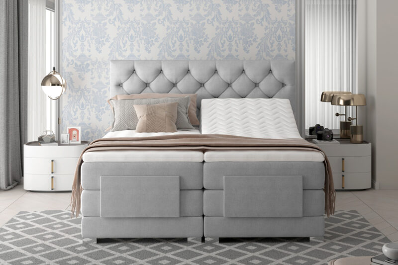 CEDRIK 16 polohovacia posteľ 160x200, Mat Velvet 99 - Image 3