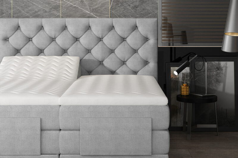 CEDRIK 16 polohovacia posteľ 180x200, Mat Velvet 99 - Image 2