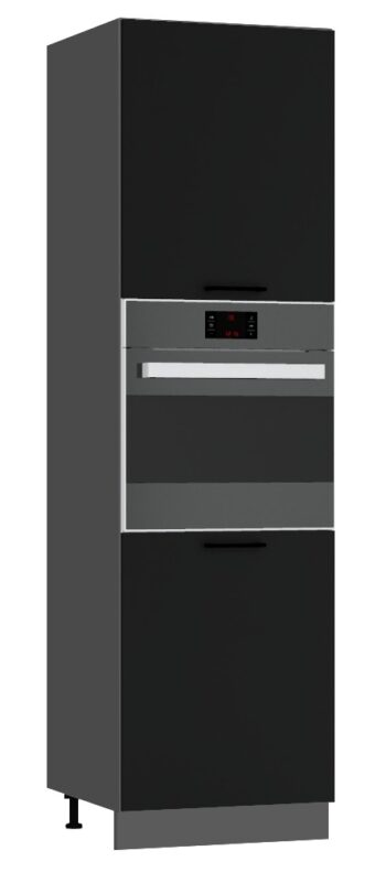 MOON dolná kuchynská skrinka D60PK MV/2133 P/L, čierna
