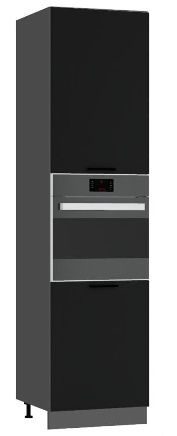 MOON dolná kuchynská skrinka D60PK MV/2333 P/L, čierna