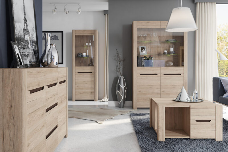 DESIRE 30 obdĺžnikové zrkadlo, dub san remo - Image 2