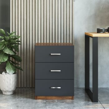 Office komoda VARIO 3, baroko/antracit