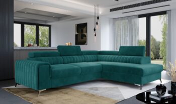 LAURA 38 rozkladacia rohova sedacka Mat Velvet 75